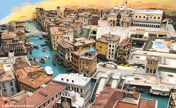 Miniaturmodell von Venedig