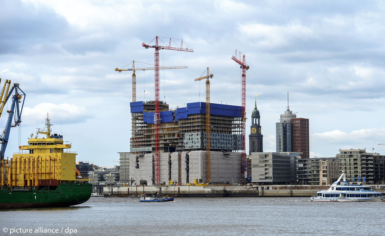 Baustelle: Hamburger Elbphilharmonie