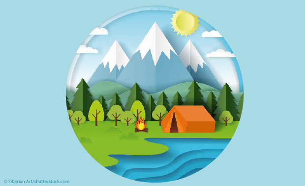 Illustration: Campingplatz