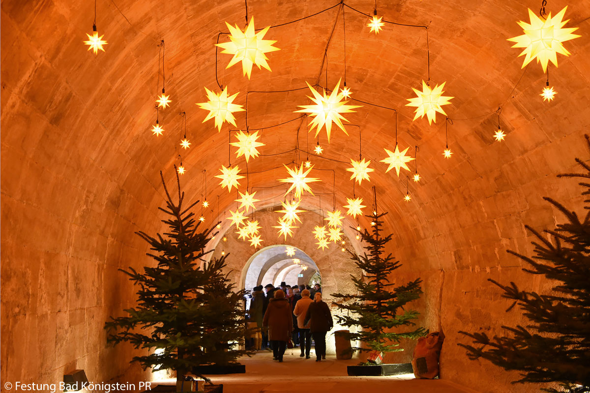 Weihnachtsmarkt auf der Festung Königstein