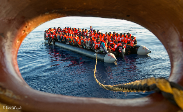 Flüchtlingsboot