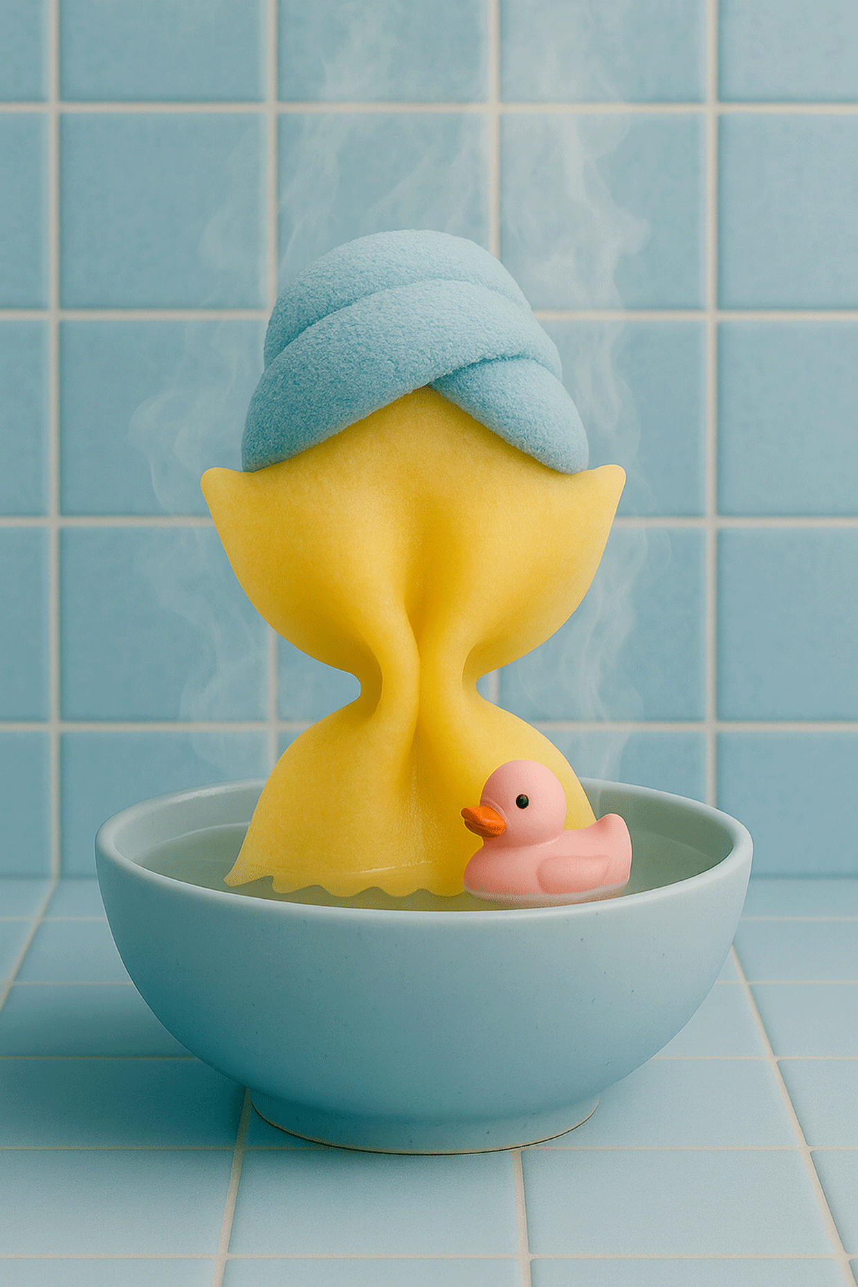 Nudel im Wasser