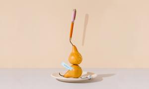 Birne mit Stift