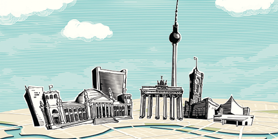 Illustration von Berlin