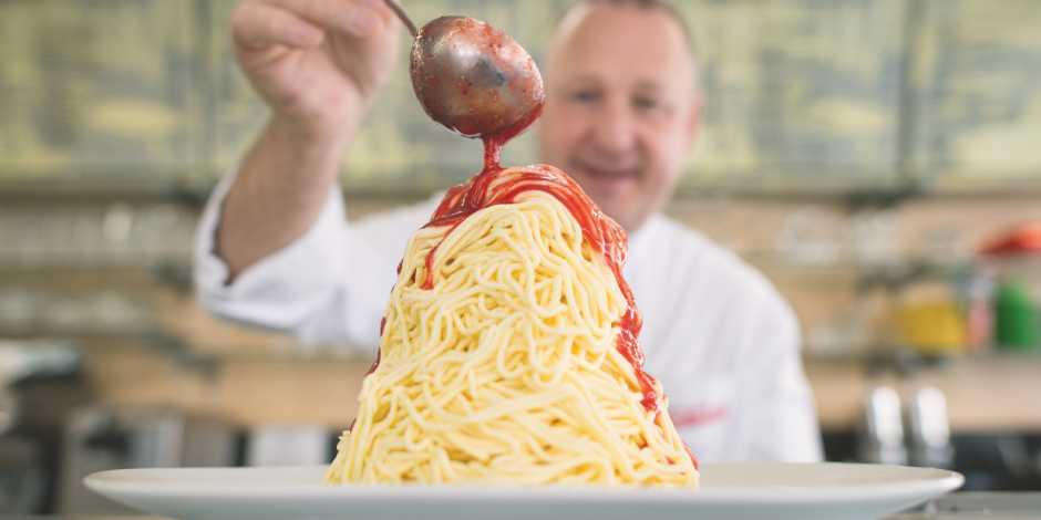 Spagetti-Eis