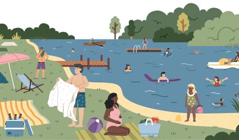Sommer am See